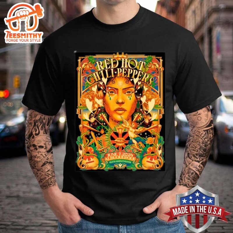Red Hot Chili Peppers Albuquerque June 7 2024 T shirt