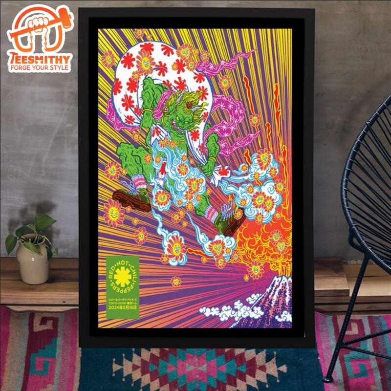 Red Hot Chili Peppers At Tokyo Dome In Japan On May 18 20 2024 Poster Canvas