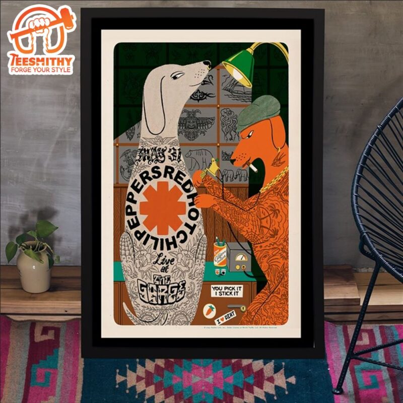 Red Hot Chili Peppers Tour In Tokyo Japan On May 18 2024 Poster Canvas