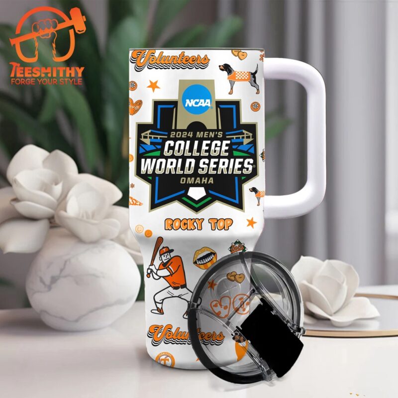 Tennessee Volunteers Champion 2024 NCAA Division I Baseball Stanley Tumbler 40oz