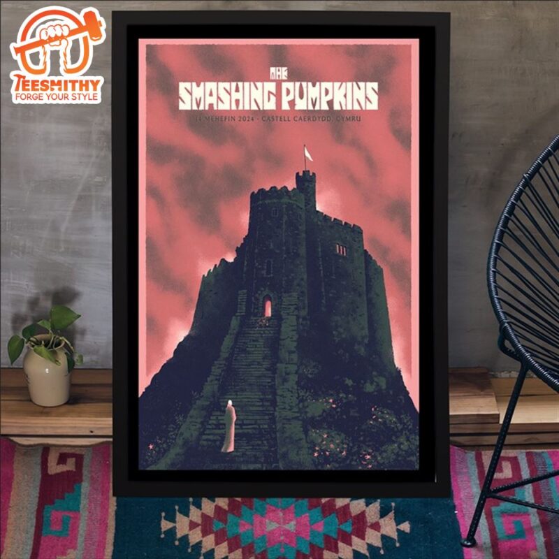 The Smashing Pumpkins June 14 2024 Cardiff Wales Poster Canvas