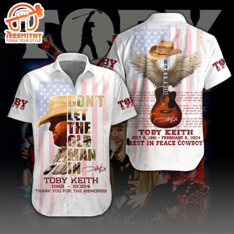 Toby Keith 1961 2024 Dont Let The Old Man In Thank You For The Memories Hawaiian Shirt