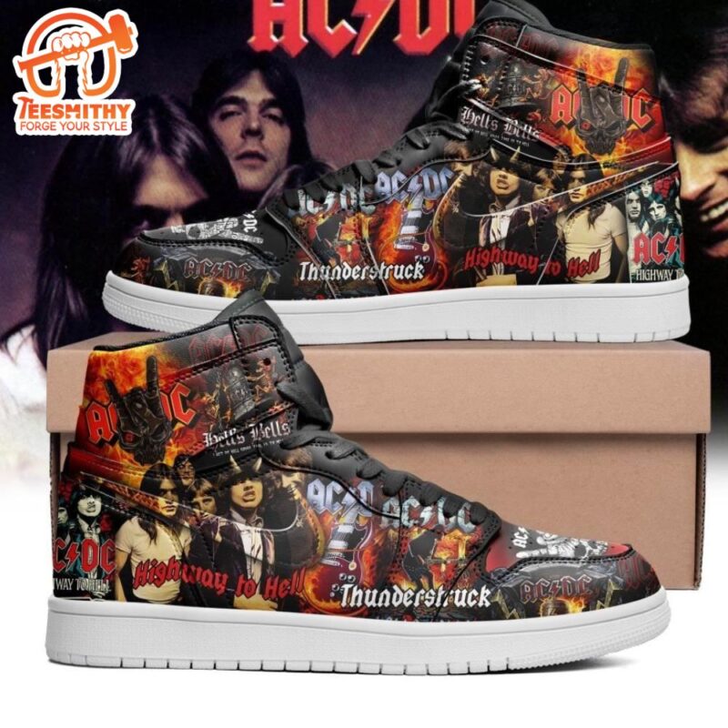 ACDC Thunderstruck Highway To Hell Air Jordan 1 Sneakers