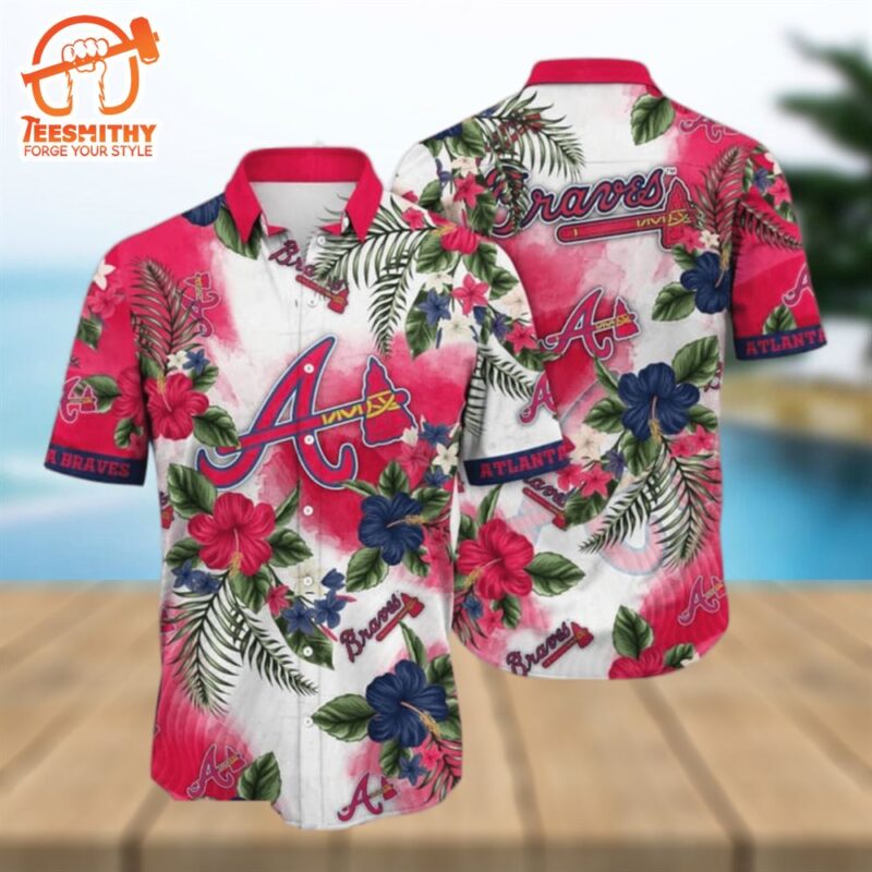 Atlanta Braves Hawaiian Shirt Summer Button Up