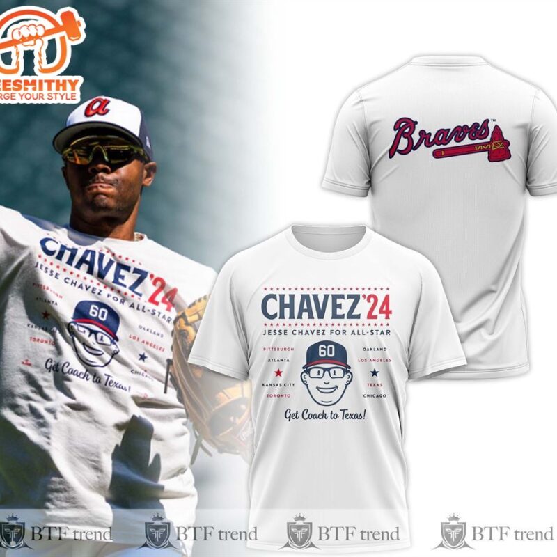 Atlanta Braves Jesse Chavez New Shirt