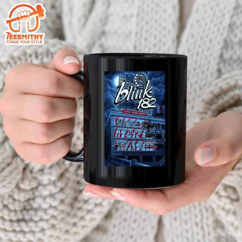 Blink 182 Band One More Time Show At Moda Center July 13 2024 Concert Mug