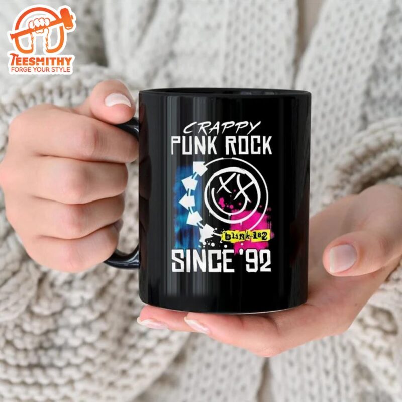 Blink 182 Crappy Punk Rock Since 92 Mug
