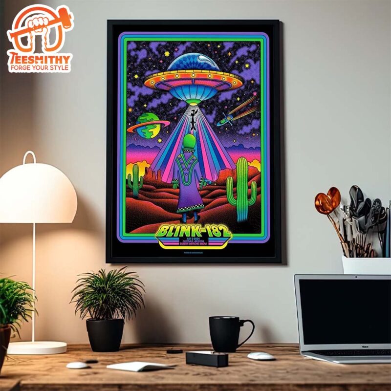 Blink 182 Merch The Show In Glendale Arizona At Desert Diamond Arena On July 2 2024 Canvas