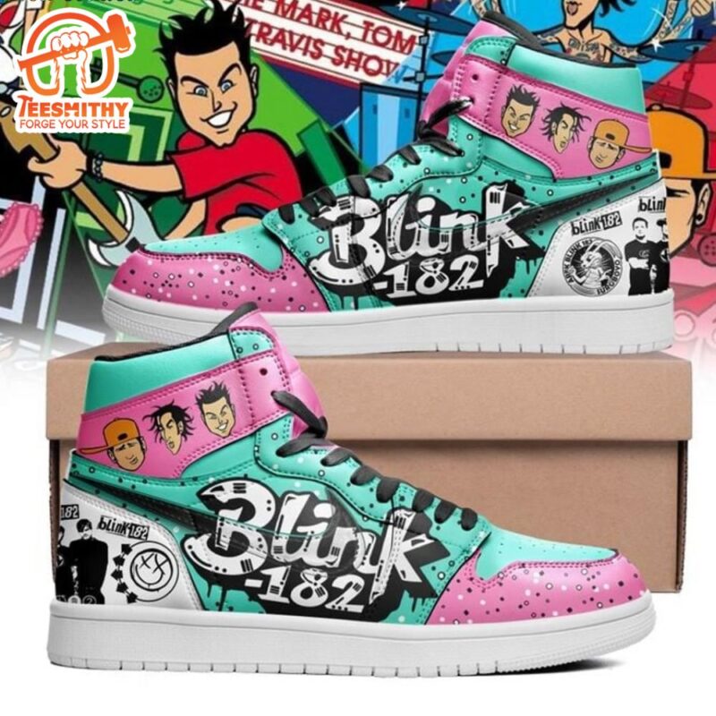 Blink 182 Surabaya Tour Air Jordan 1 Sneakers