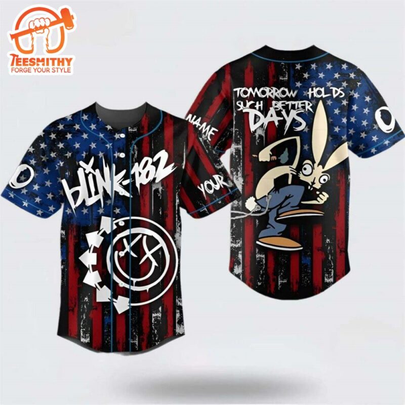 Blink 182 Tomorrow Holds Such Better Days Custom Baseball Jersey