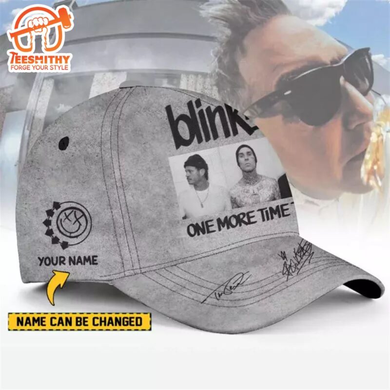 Blink 182 World Tour 2024 Concert Custom Name Classic Cap