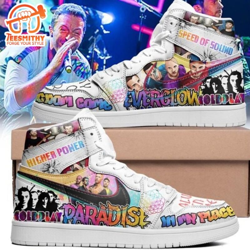 Coldplay Rock Band Songs Air Jordan 1 Sneakers