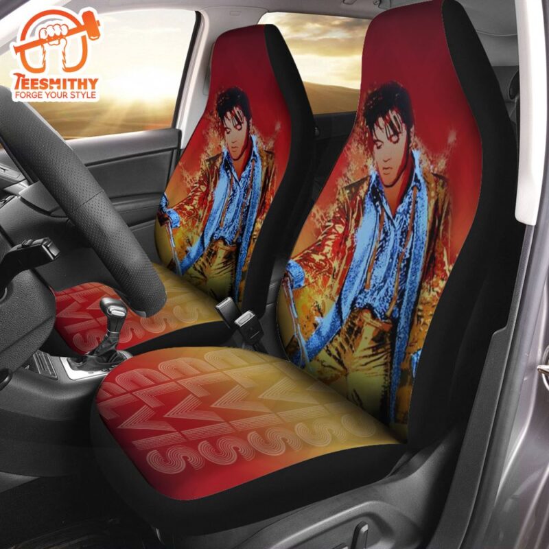 Elvis Presley 2PCS Car Seat Cover Music Car Seat Cover