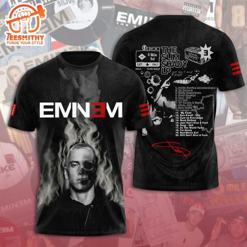Eminem 3D The Death Of Slim Shady LP T shirt