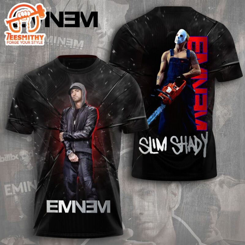 Eminem Adult Slim Shady Gift 3D T Shirt
