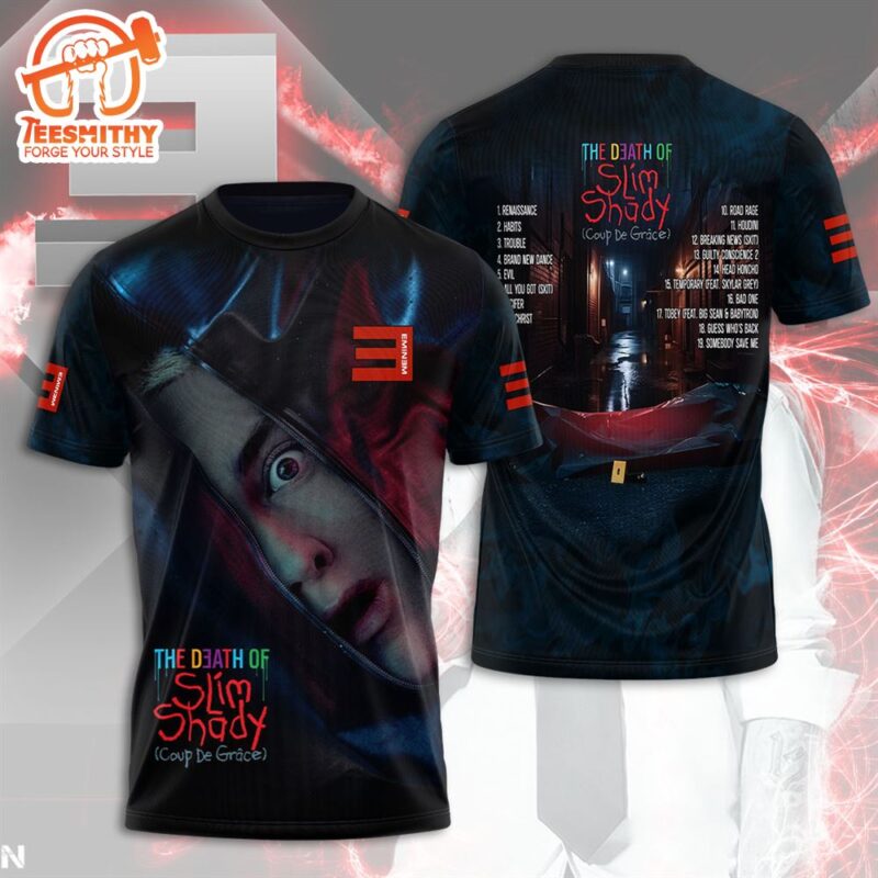 Eminem Announces New Single Houdini Fan Gifts 3D Shirt