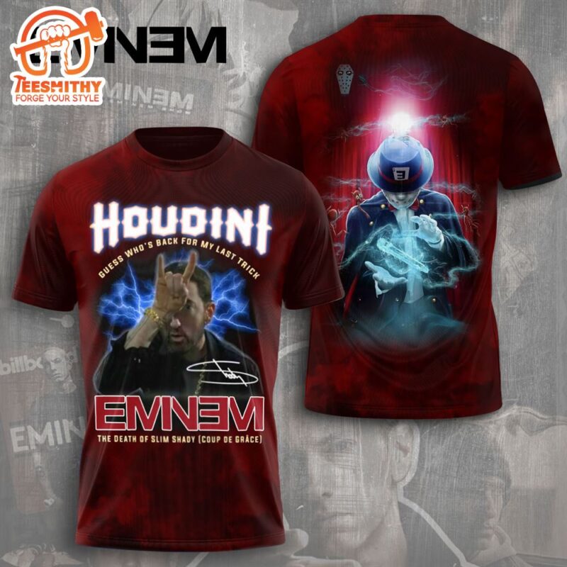 Eminem Houdini New Album 3D T shirt