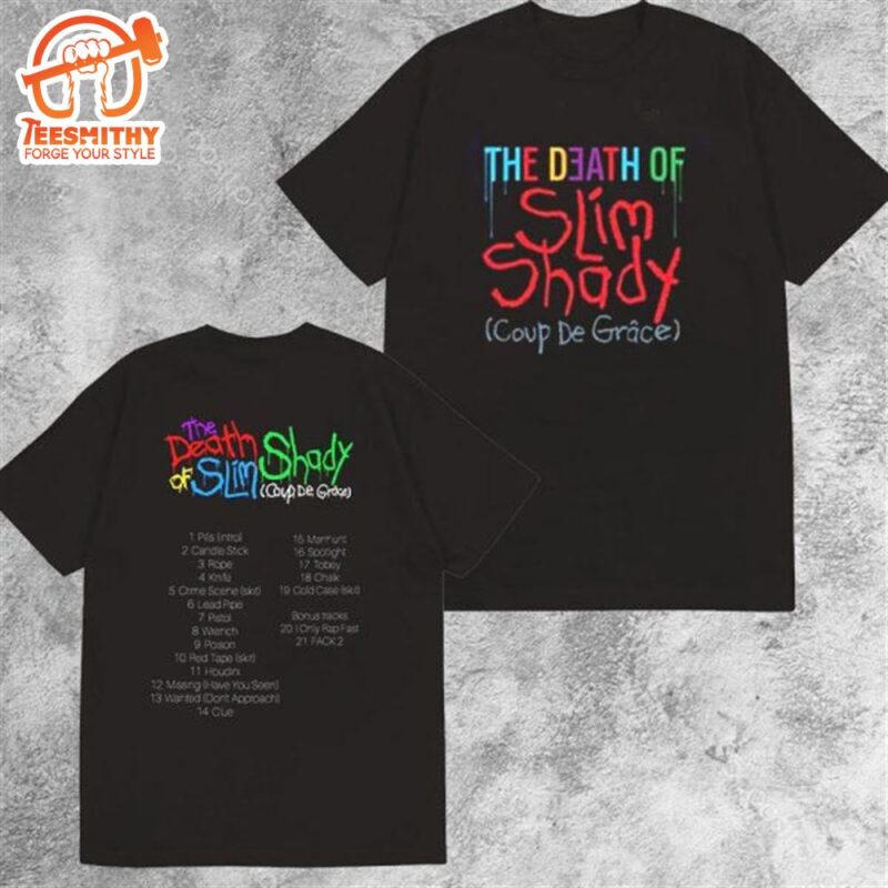 Eminem New Album The Death of Slim Shady Coup De Grace Official Tracklist Unisex T Shirt