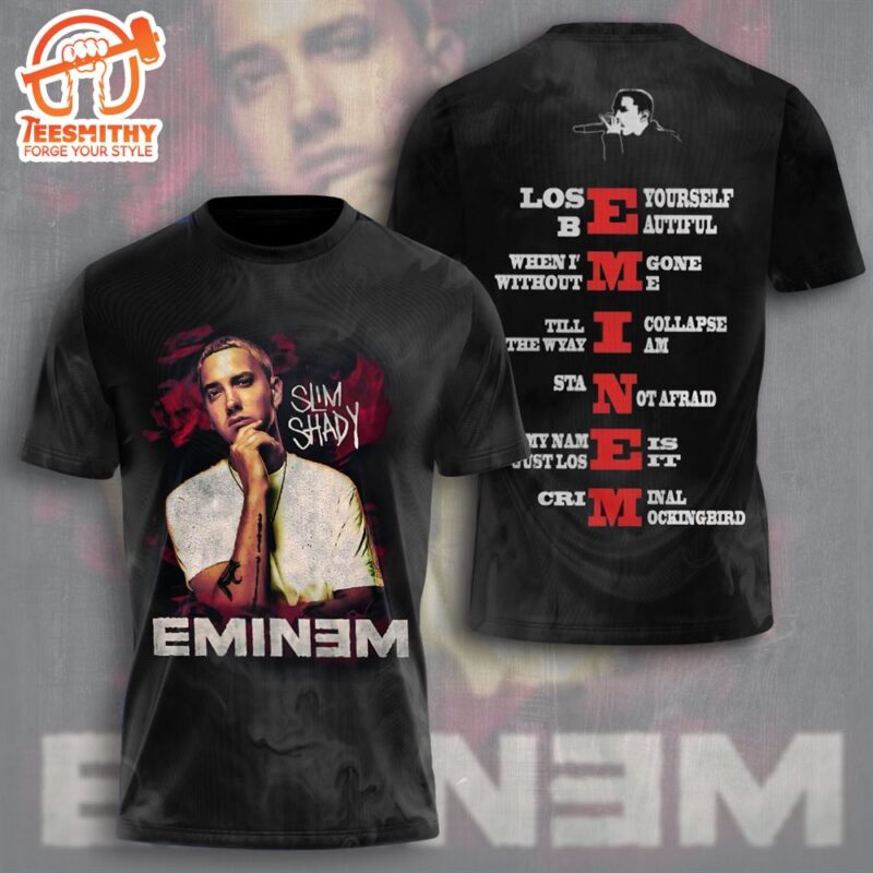 Eminem The Eminem Show Shirt Slim Shady Style Hip Hop 90s 3D Shirt