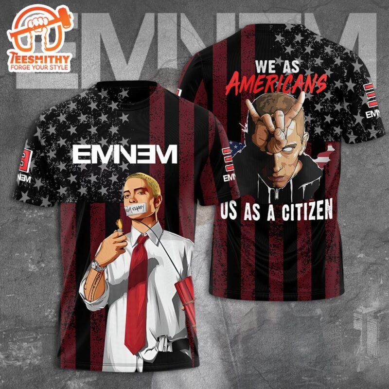 Eminem We As Americans 3D Shirt