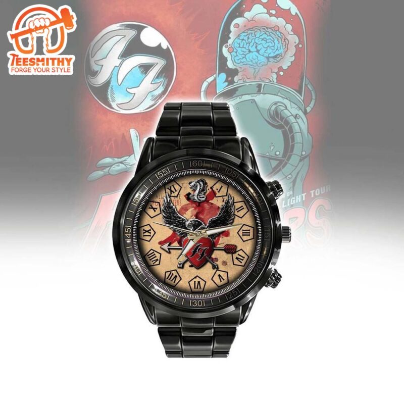 Foo Fighters Light Tour Stainless Steel Watch Foo Fighters Music Band Watch