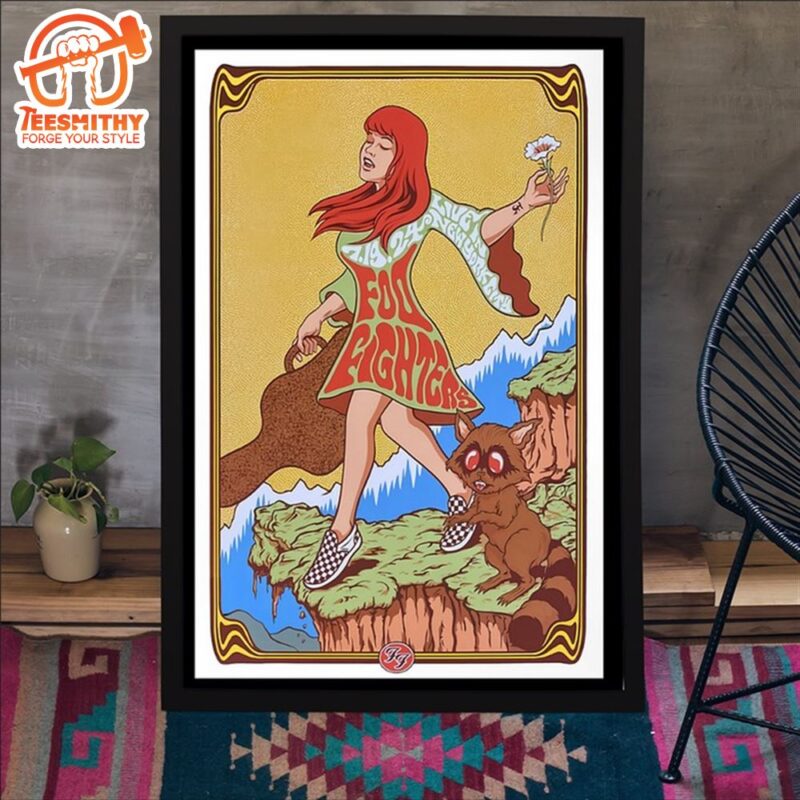 Foo Fighters New York City July 19 2024 Citi Field Poster Canvas