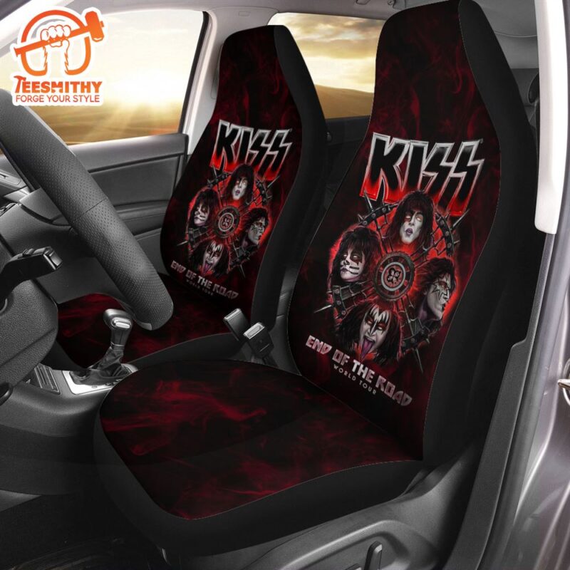 Kiss Band 2PCS Car Seat Cover Music Car Seat Cover
