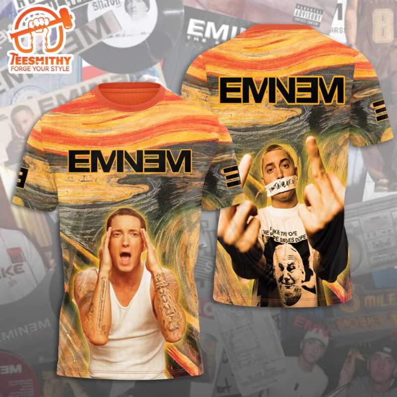 Limited Eminem Slim Shady Vintage 3D T Shirt