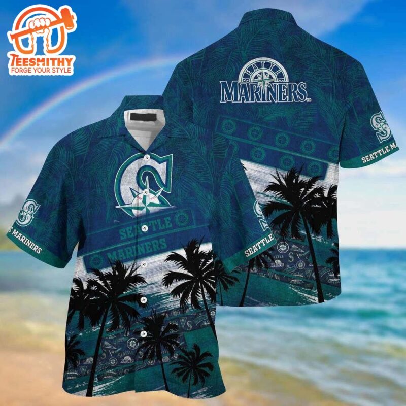 MLB Seattle Mariners Hawaiian Shirt Palm Tree Pattern For Fans Sports
