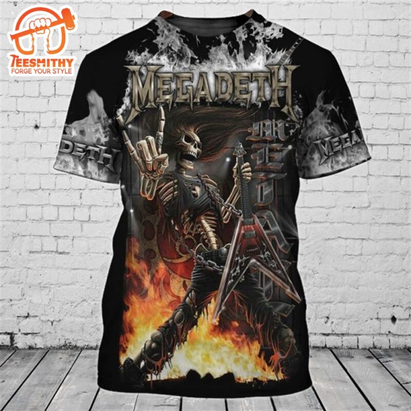Megadeth Rock Band Symphony of Destruction 3D T Shirt