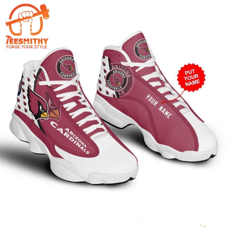 NFL Arizona Cardinals Custom Name Air Jordan 13 Shoes JD13 Sport Shoes