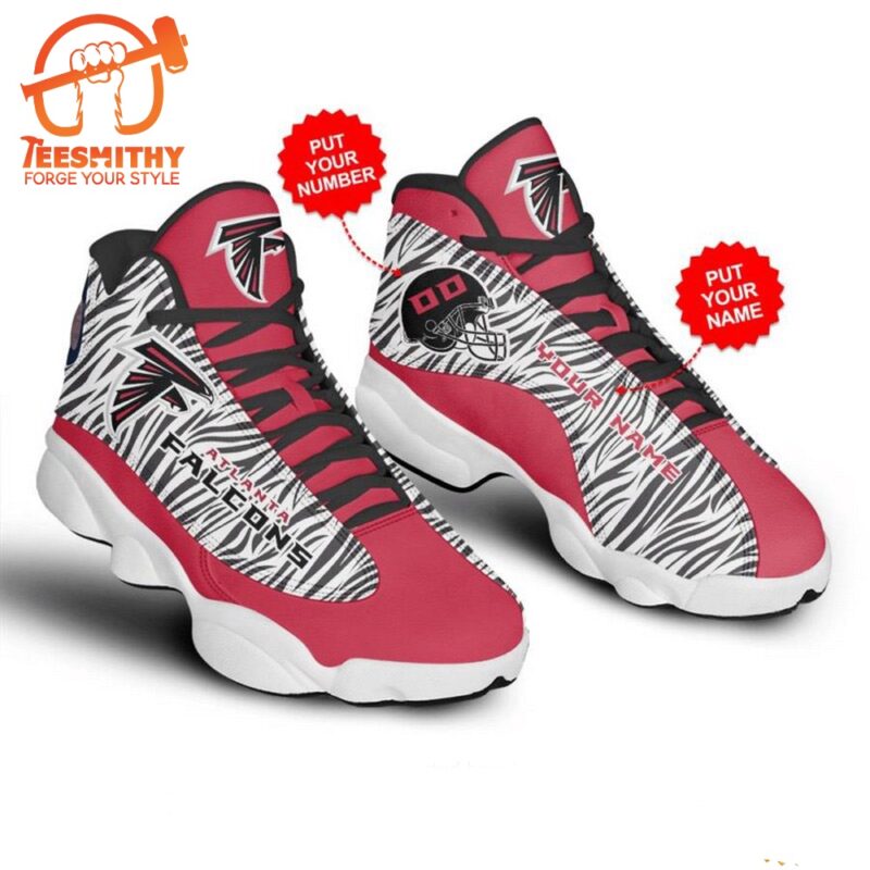 NFL Atlanta Falcons Personalized Air Jordan 13 Shoes JD13 Sport Shoes