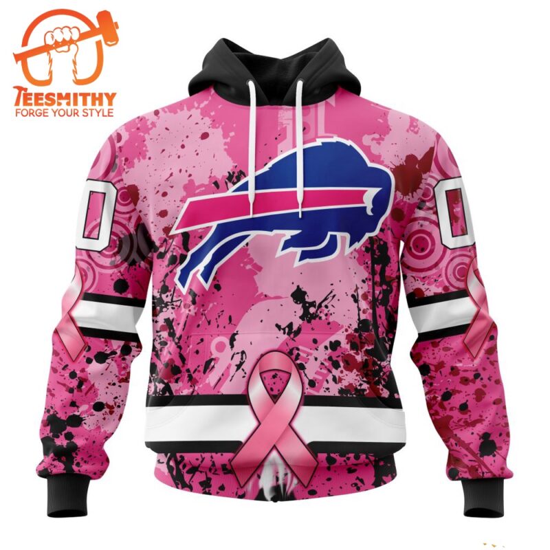 NFL Buffalo Bills I Pink I Can In October We Wear Pink Breast Cancer Hoodie 1