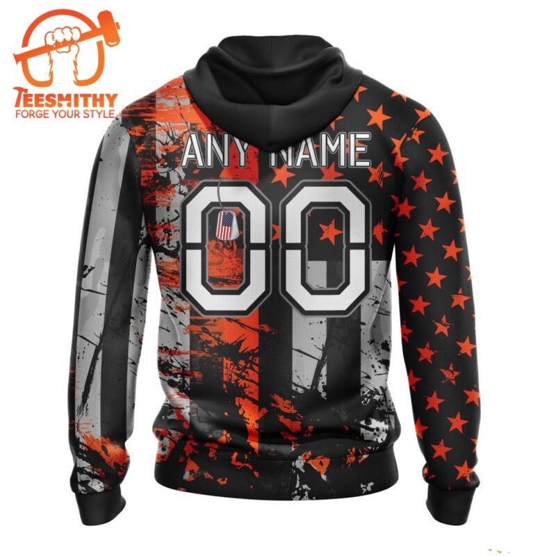 NFL Denver Broncos Special Classic Grunge American Flag Hoodie 2