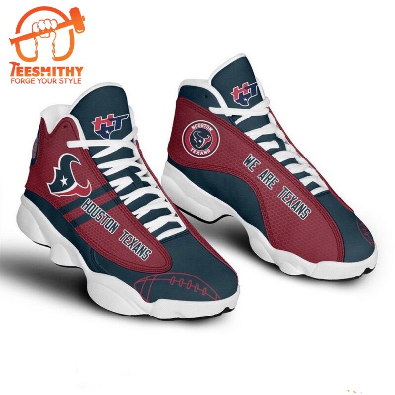 NFL Houston Texans Football Logo Team Air Jordan 13 Shoes