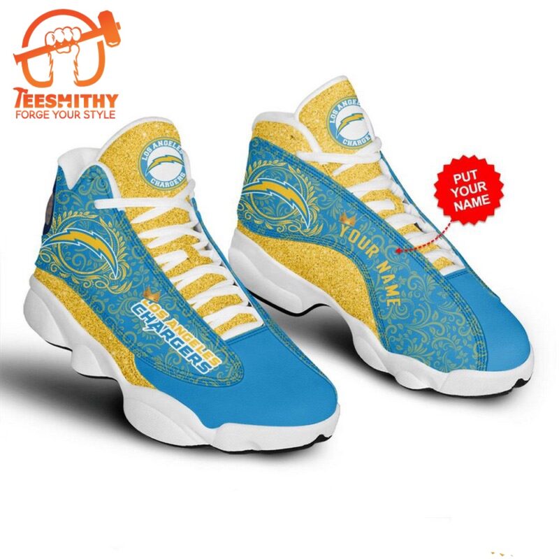 NFL Los Angeles Chargers Football Air Jordan 13 Shoes