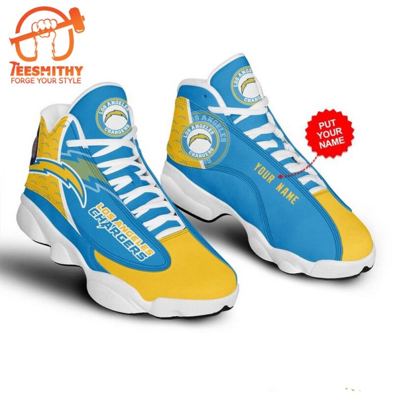 NFL Los Angeles Chargers Sporty Air Jordan 13 Shoes Sneaker