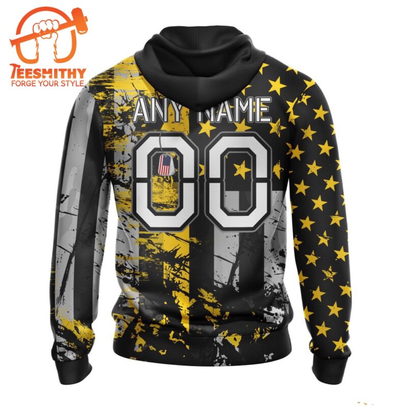 NFL Los Angeles Rams Special Classic Grunge American Flag Hoodie 2