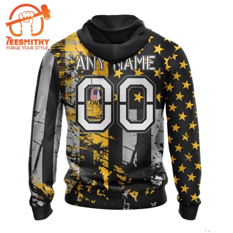 NFL Minnesota Vikings Special Classic Grunge American Flag Hoodie 2