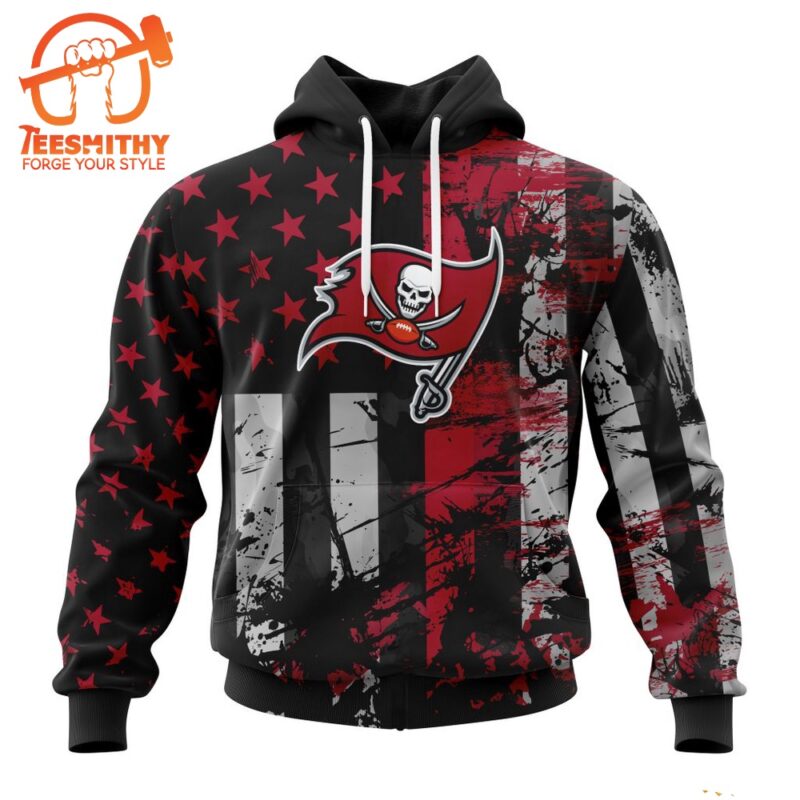 NFL Tampa Bay Buccaneers Special Classic Grunge American Flag Hoodie 1