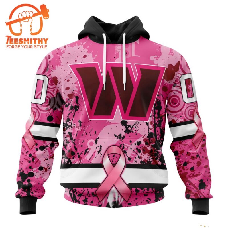 NFL Washington Football Team I Pink I Can In October We Wear Pink Breast Cancer Hoodie 1