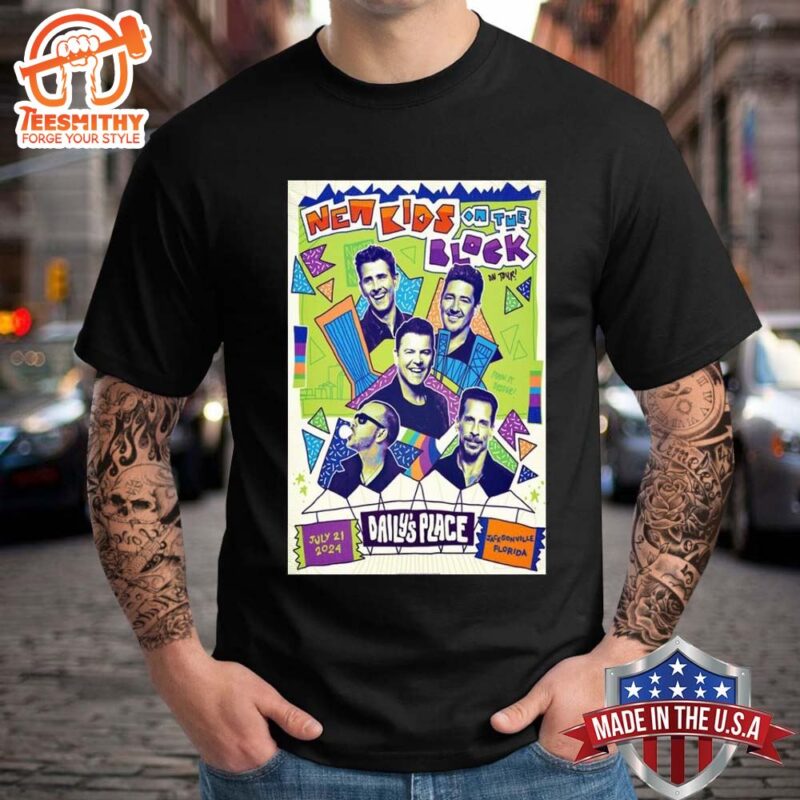 New Kids On The Block Tour In Jacksonville FL July 21 2024 Shirt