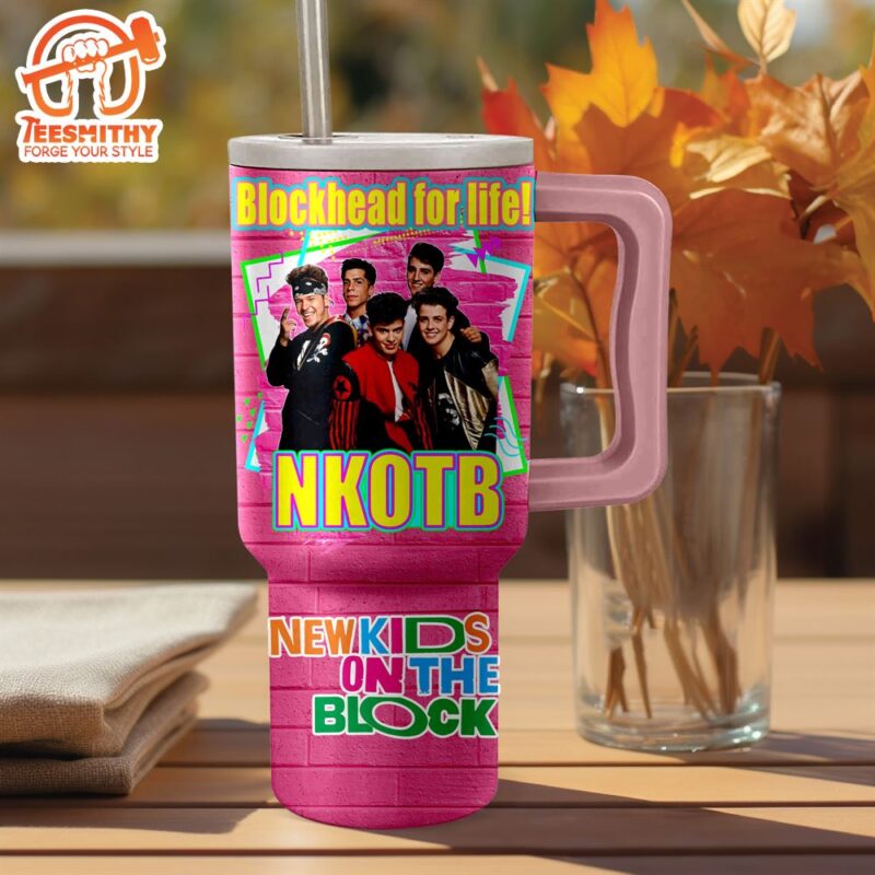 New Kids On the Block Music Custom Stanley Cup 40 oz 30 oz Tumbler With Handle