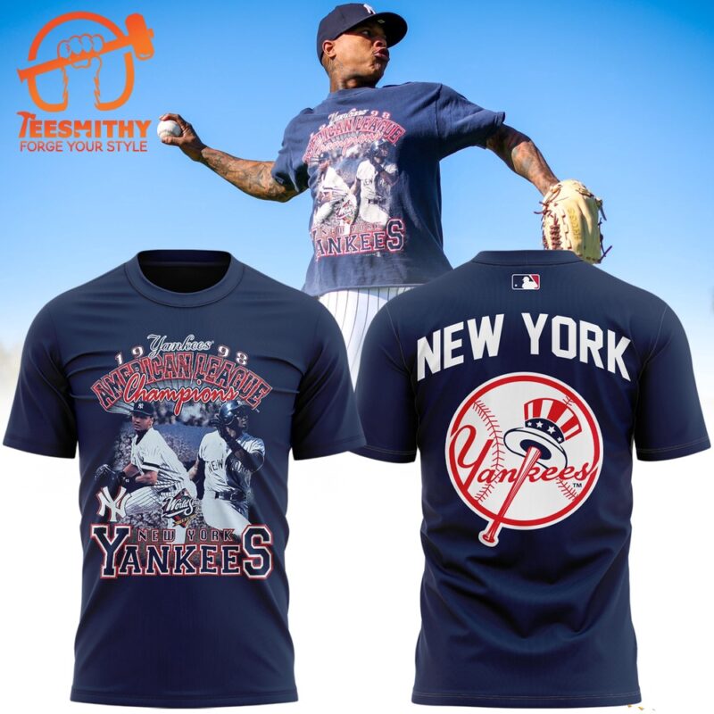 New York Yankees Baseball American League Championship Series 1998 T Shirt