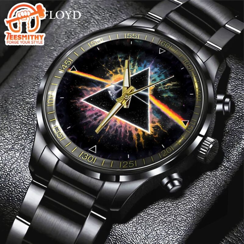 Pink Floyd Black Stainless Steel Watch Music Watch