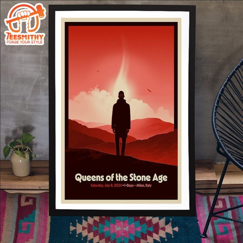 Queens Of The Stone Age On July 6 2024 At I Days Poster Canvas