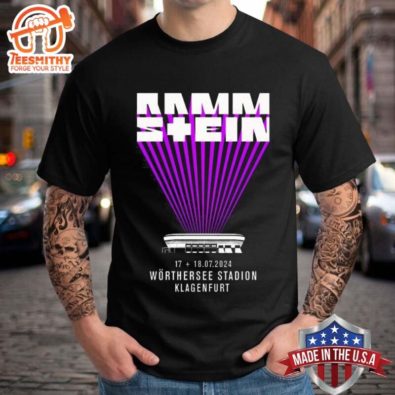 Rammstein Europe Tour 2024 Gelsenkirchen Veltins Arena T shirt Unisex
