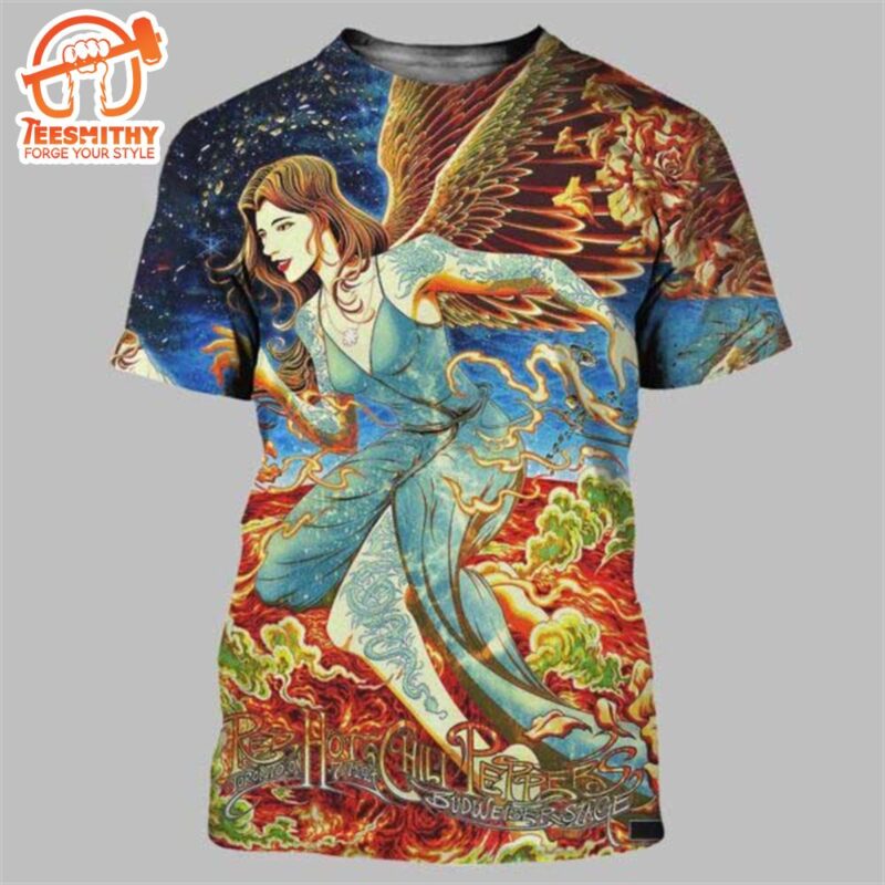 Red Hot Chili Peppers Toronto Ontario At Budweiser Stage On July 17 2024 All Over Print Shirt
