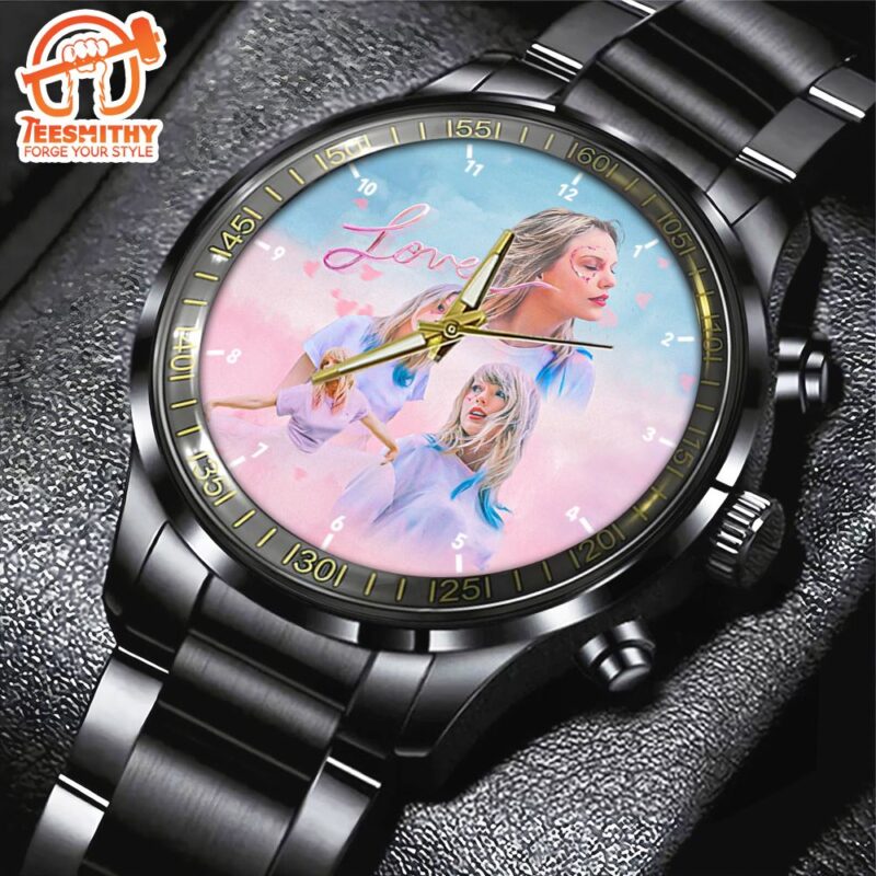 Taylor Swift Black Stainless Steel Watch Music Watch