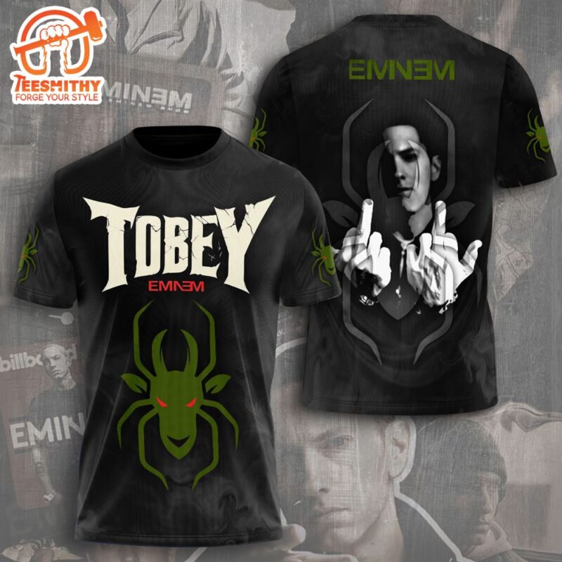 Tobey Eminem This Guy Got Bit By A Goat Not A Spider Fan 3D T Shirt